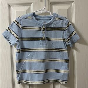 Boys GAP Light Blue Striped Kids Button Down Shirt